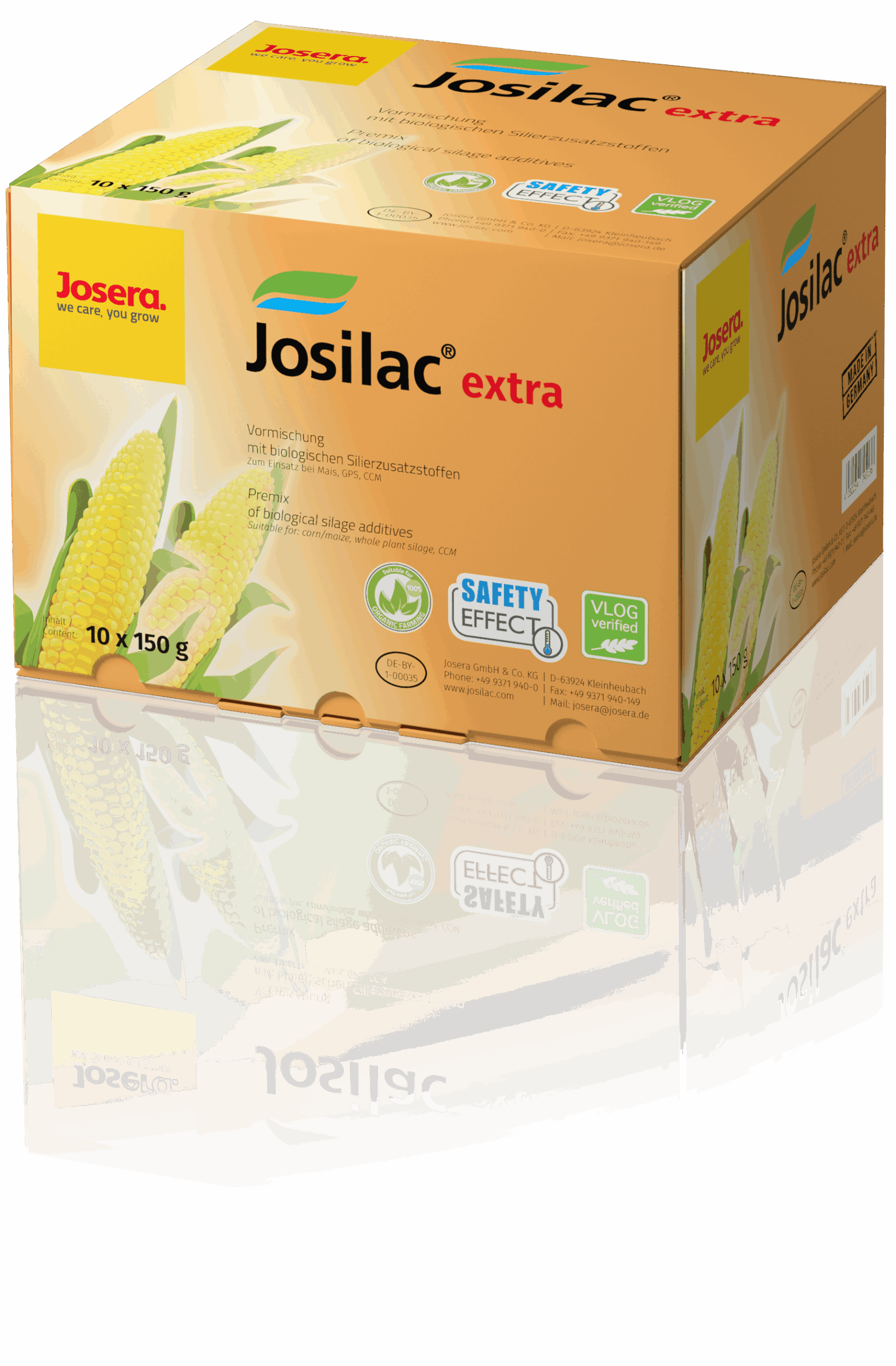 josilac extra, conservateur d'ensilage, carton