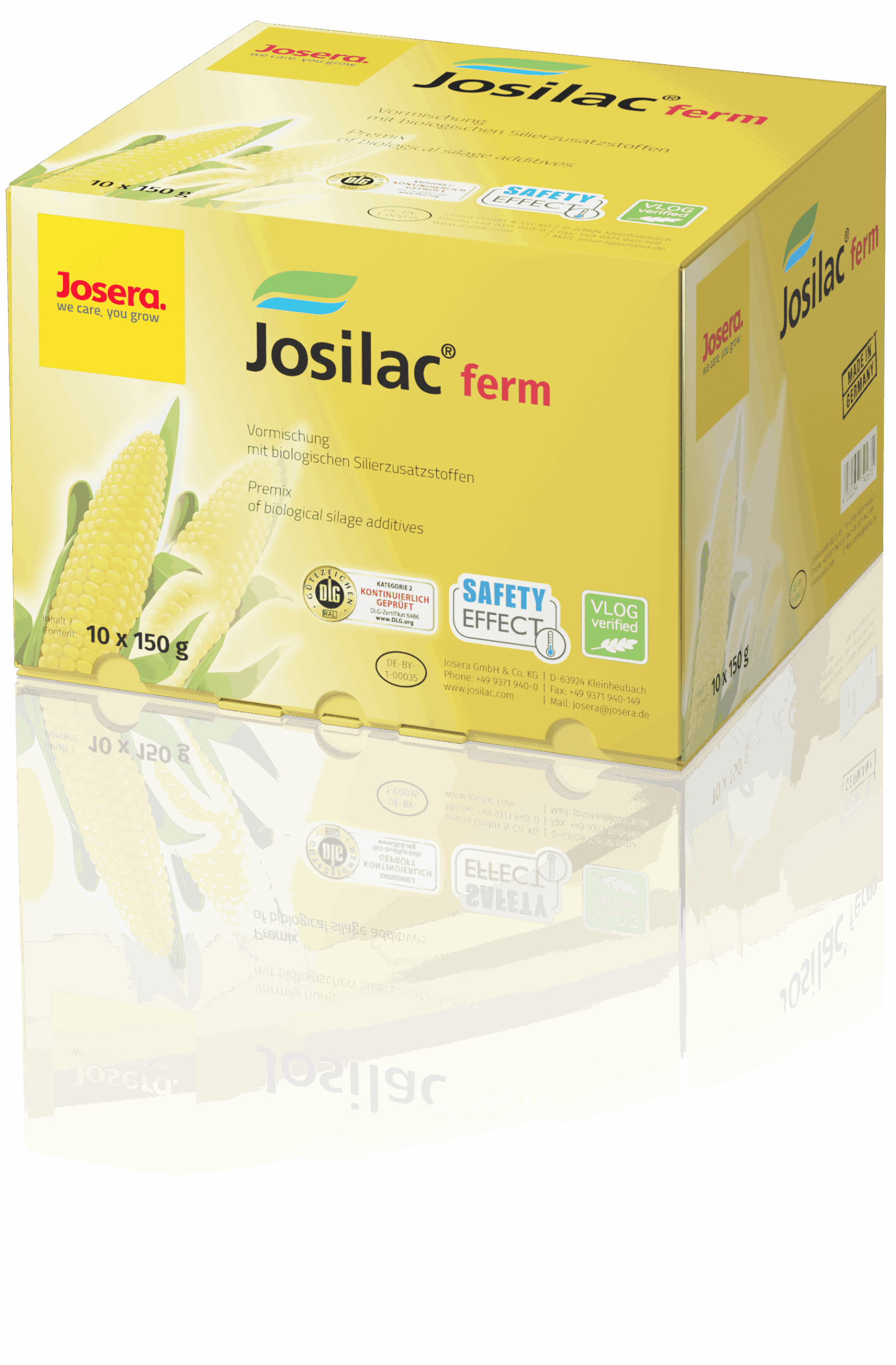 Josilac ferm, conservateur d'ensilage, carton
