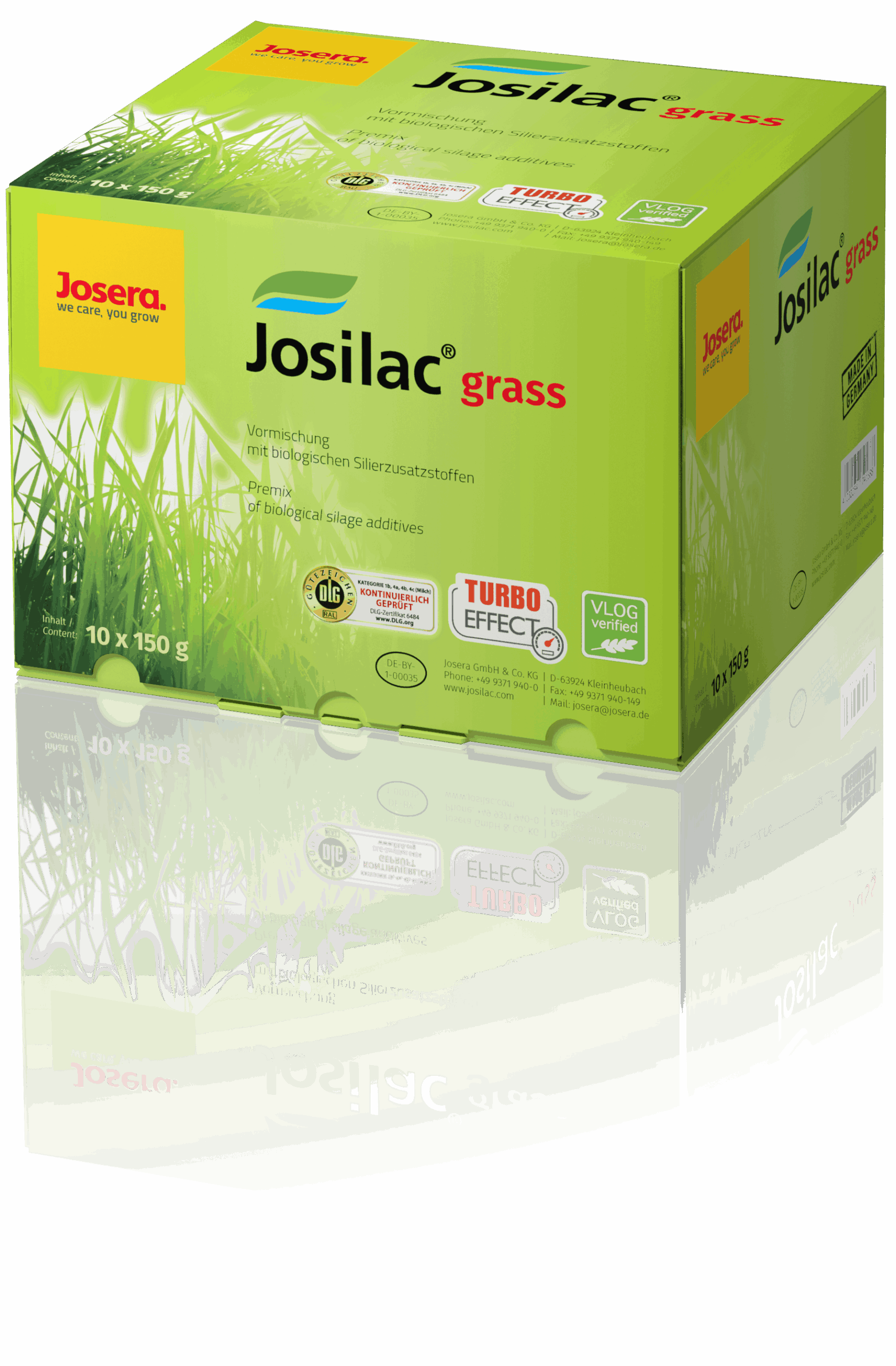 josilac grass, conservateur d'ensilage, carton